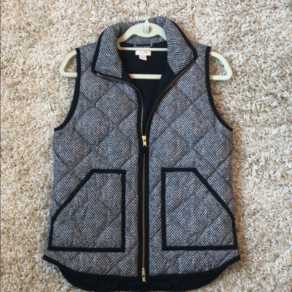 JCrew Herringbone Vest